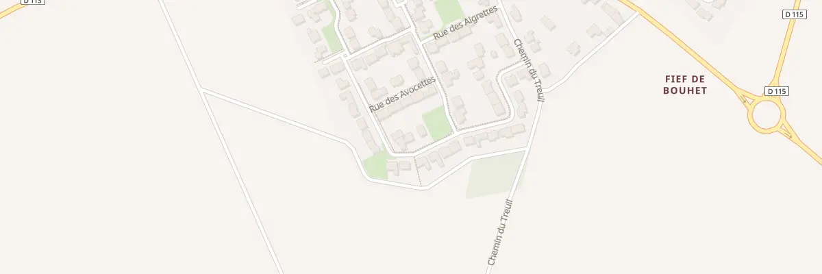 Plan du 8 Rue des Chardonnerets au Gué-d’Alleré