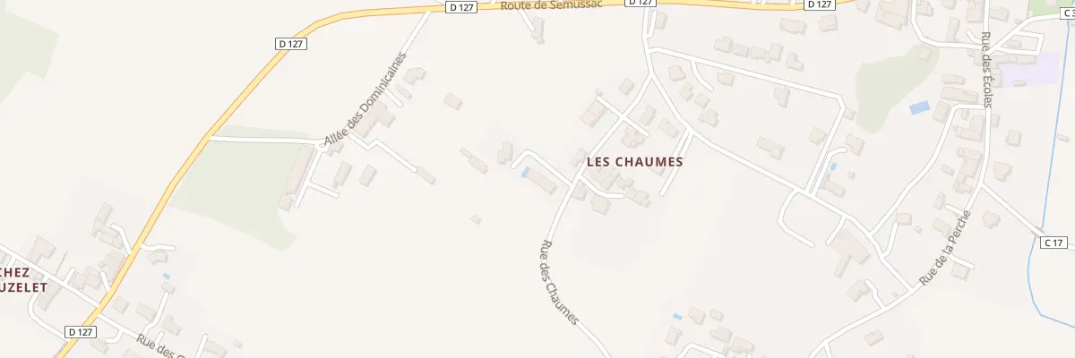 Plan du 14 Rue des Chaumes à Corme-Écluse