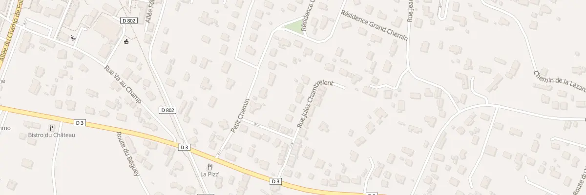 Plan du 5 Rue Jules Chambrelent à Salles
