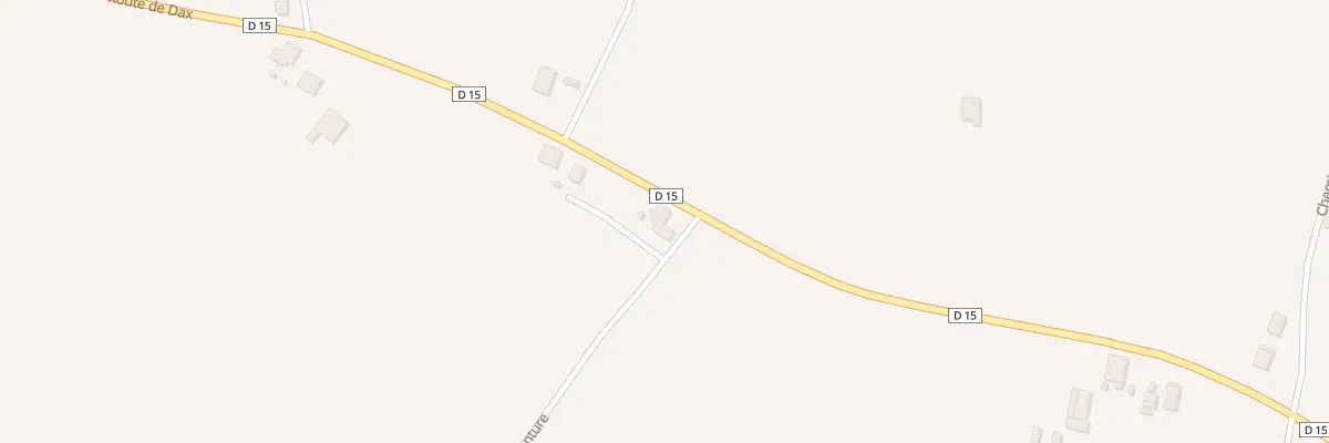 Plan du 15 Che de Venture à Pomarez