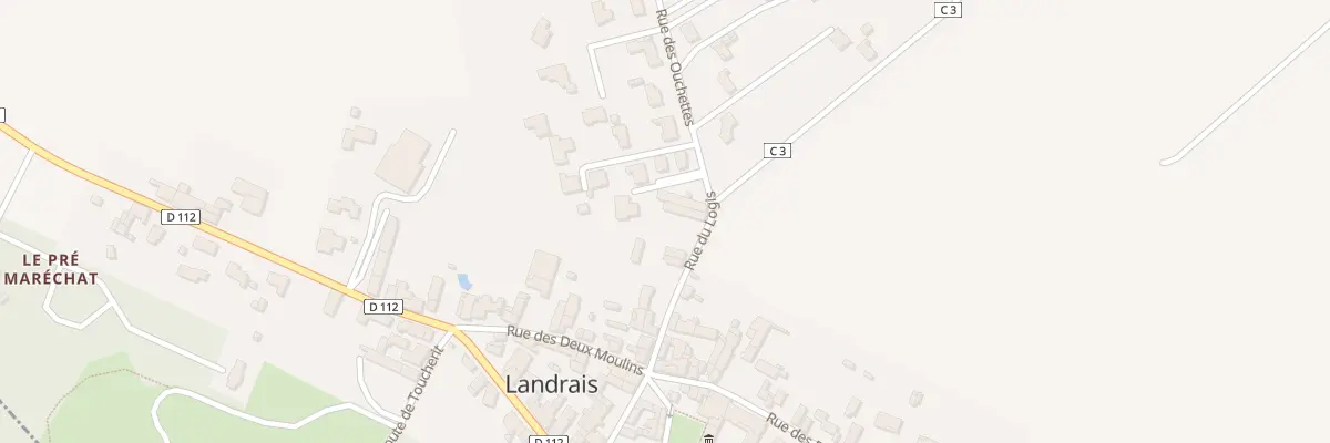 Plan du 13 Rue du Logis à Landrais