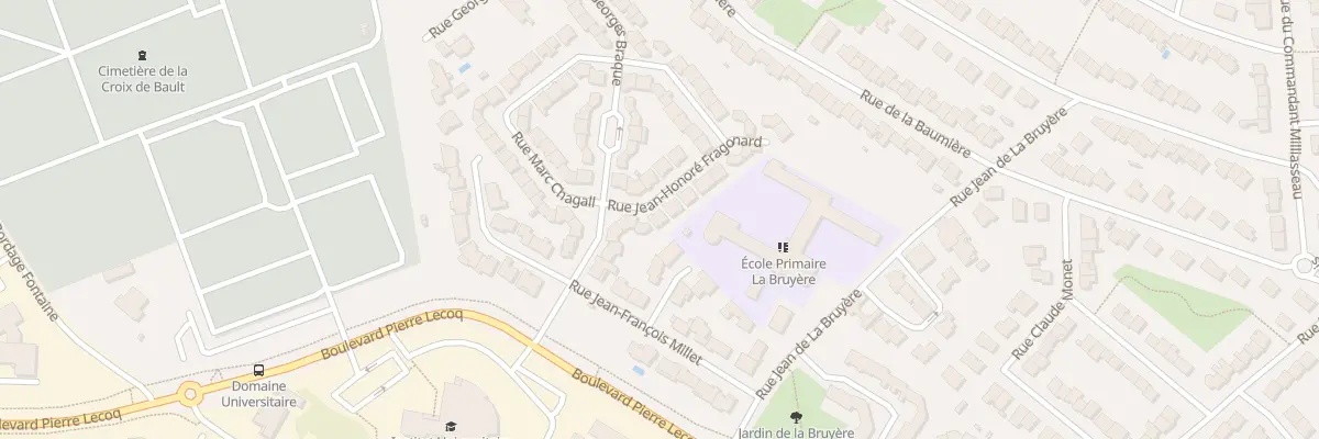 Plan du 35 Rue Jean Honore Fragonard à Cholet