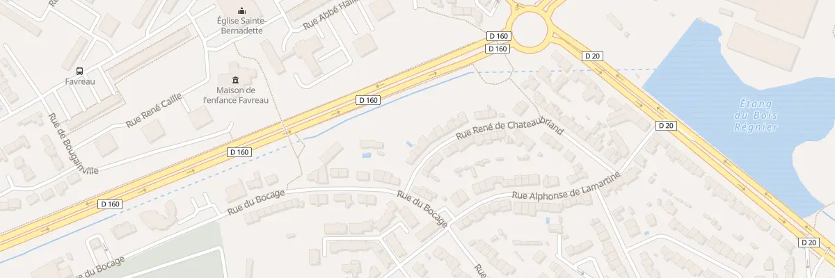 Plan du 52 Rue Rene de Chateaubriand à Cholet