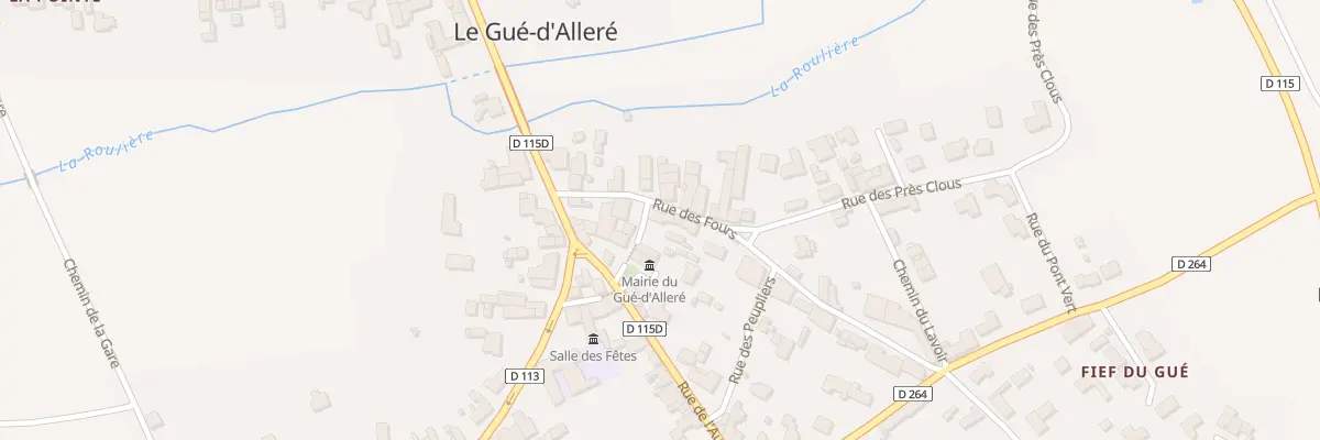 Plan du 4 Rue des Quatre Vents au Gué-d’Alleré