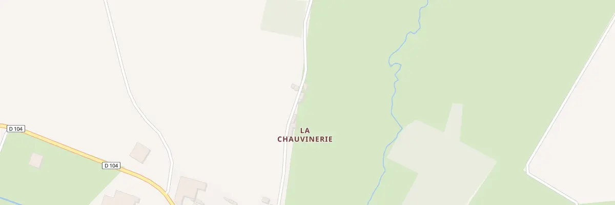 Plan du 58 La Chauvinerie à Sérigné