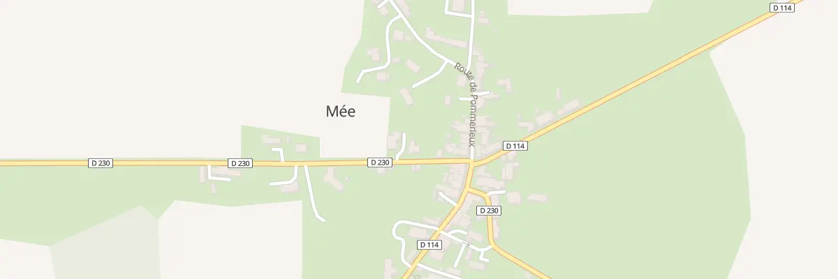 Plan du 7 Rte de Chérancé à Mée