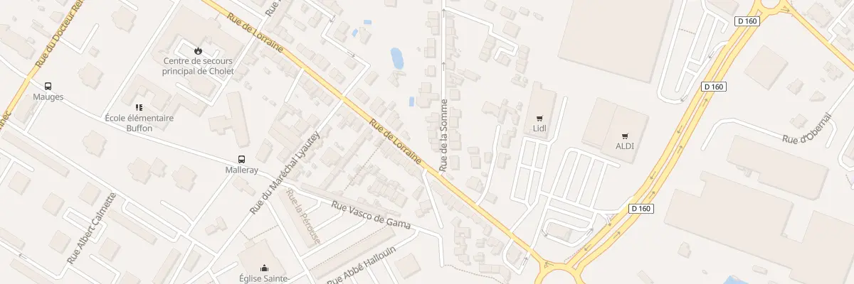 Plan du 3 Rue de la Somme à Cholet