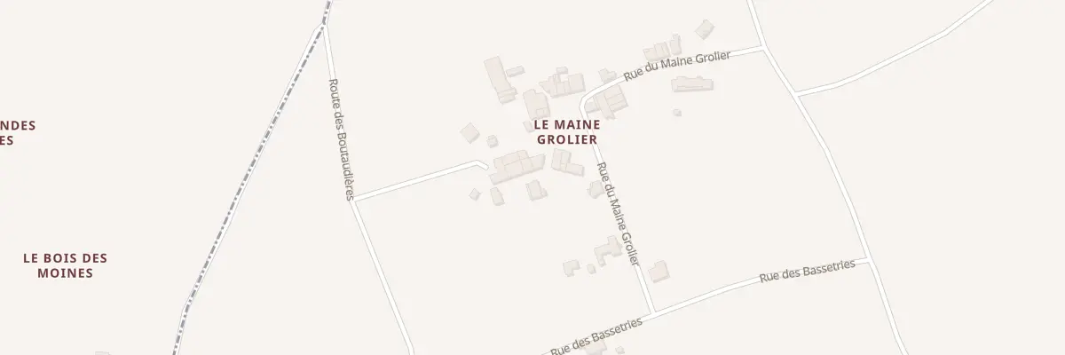 Plan du 8 Rte des Boutaudières à Balanzac