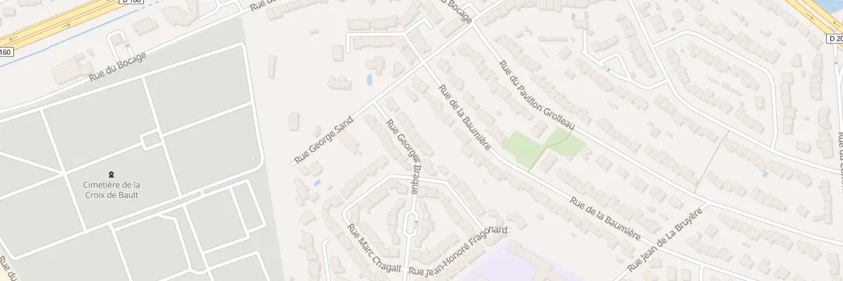 Plan du 11 Rue Georges Braque à Cholet
