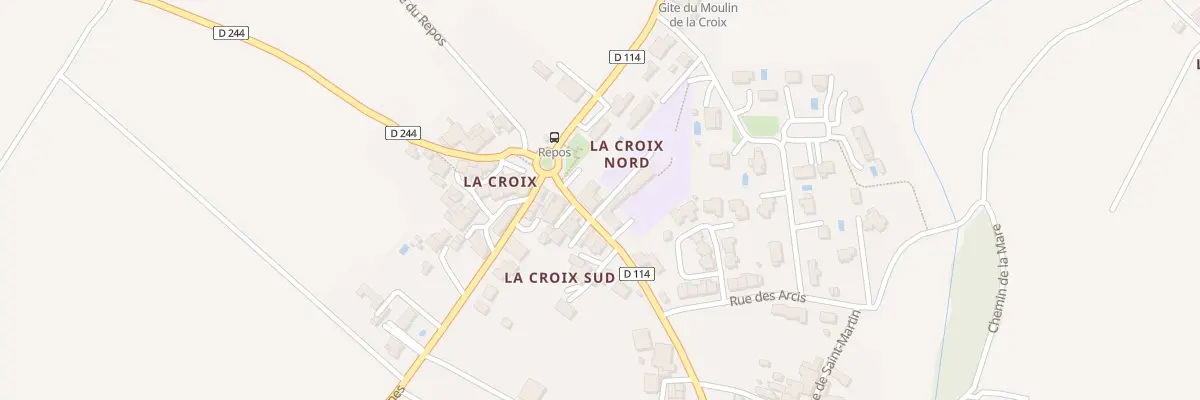 Plan du 5021 La Croix Nord à Arces