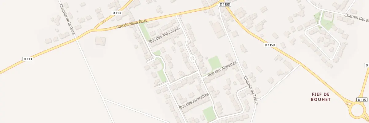 Plan du 8 Rue des Tourterelles au Gué-d’Alleré