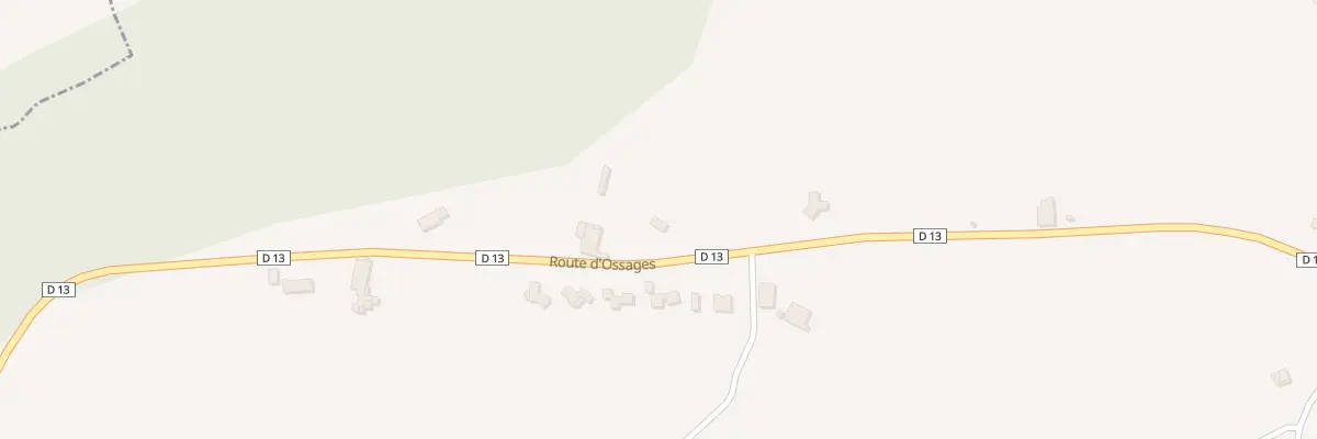 Plan du 802 Rte d’Ossages à Tilh