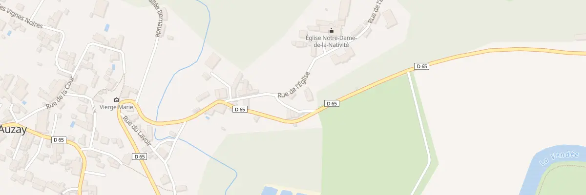 Plan du 2 Rue de l’église à Auchay-sur-Vendée