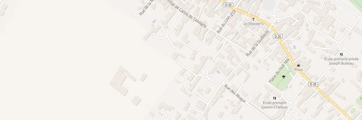 Plan du 20 Rue de la guilletrie à Vix