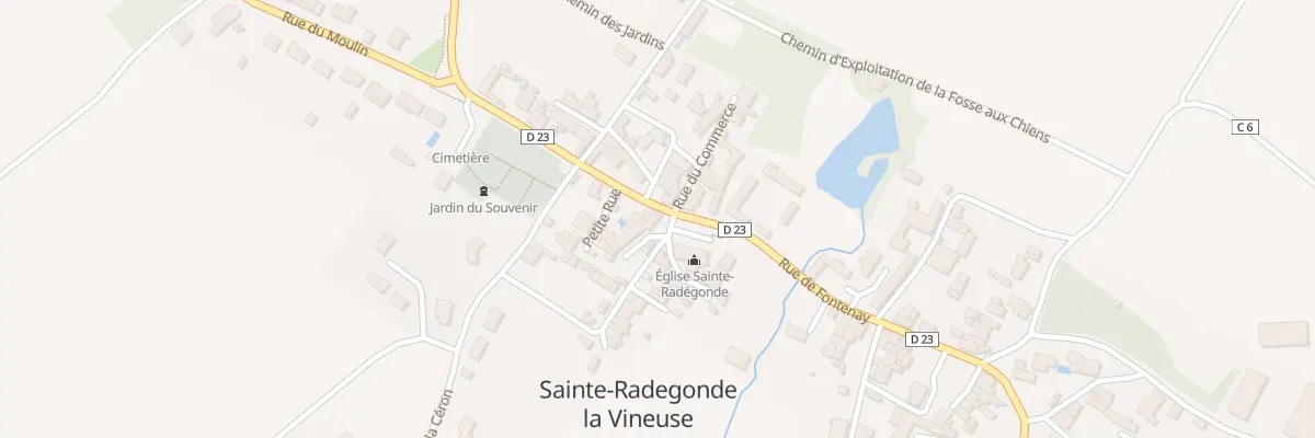 Plan du 2 Rue du quatorze juillet à Marsais-Sainte-Radégonde
