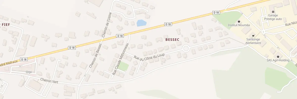 Plan du 4 Rue du Clone du Loup à Pont-l’Abbé-d’Arnoult