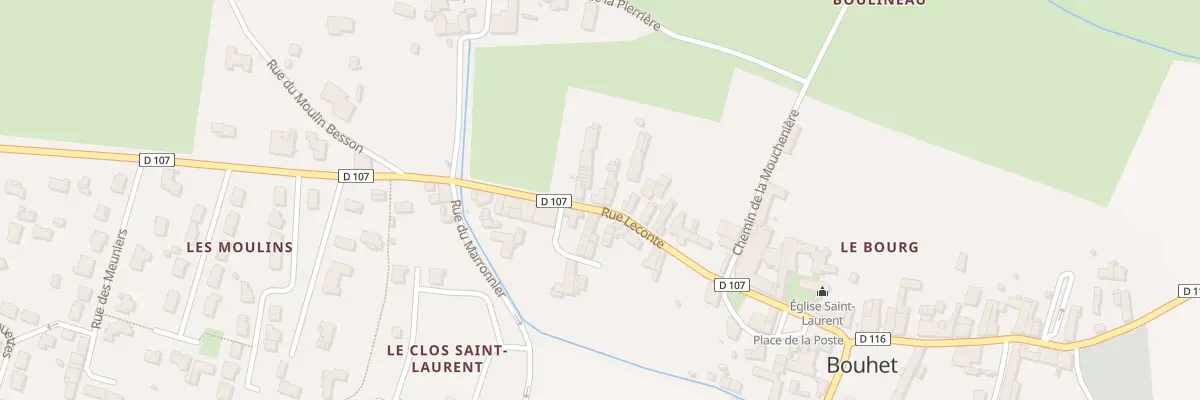 Plan du 22 Rue Leconte à Bouhet