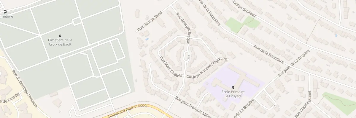 Plan du 26 Rue Georges Braque à Cholet