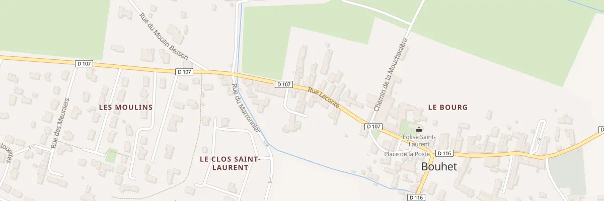 Plan du 1 Imp de la Margelle à Bouhet