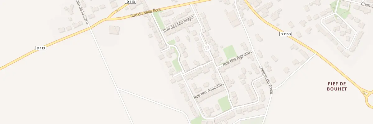 Plan du 10 Rue des Hirondelles au Gué-d’Alleré