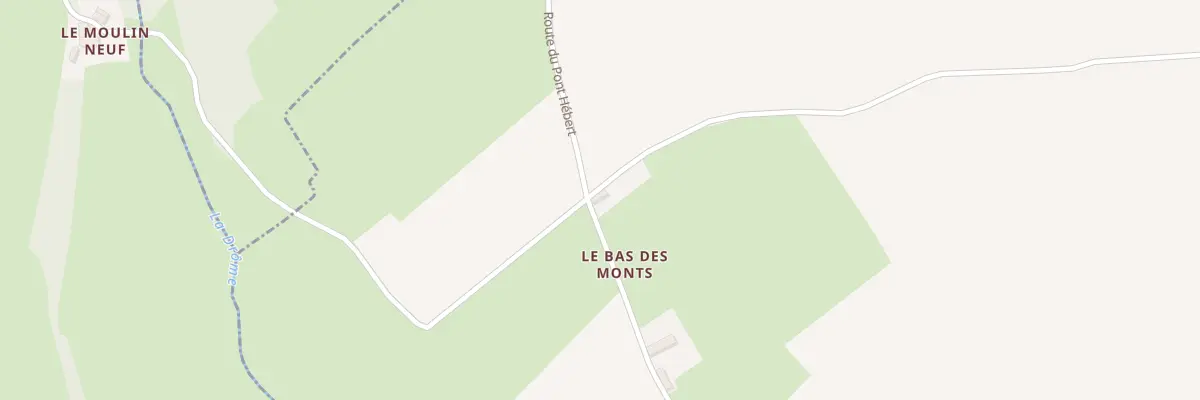 Plan du 1686 Rte du Pont Hébert à Cormolain