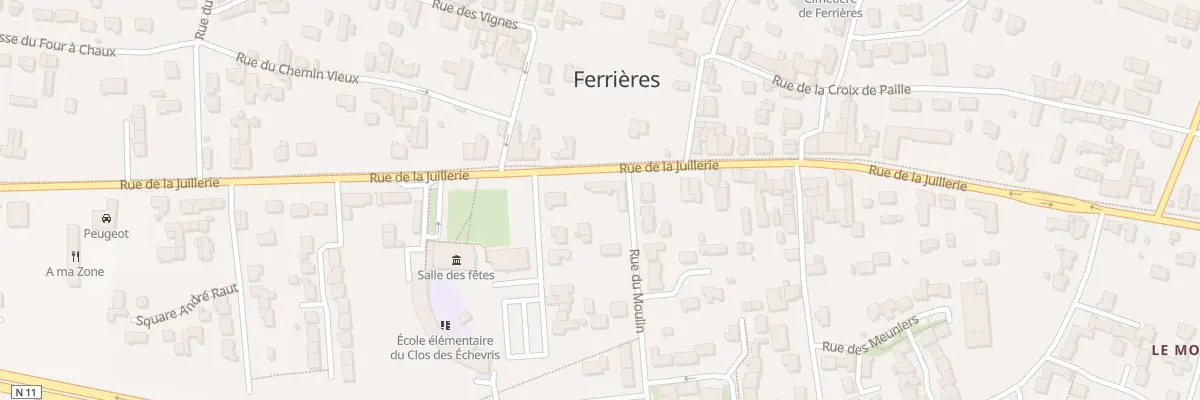 Plan du 89 Rue de la Juillerie à Ferrières