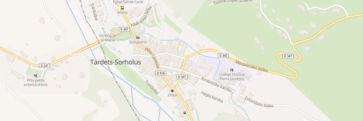 Plan du 3 Mallet karrika à Tardets-Sorholus