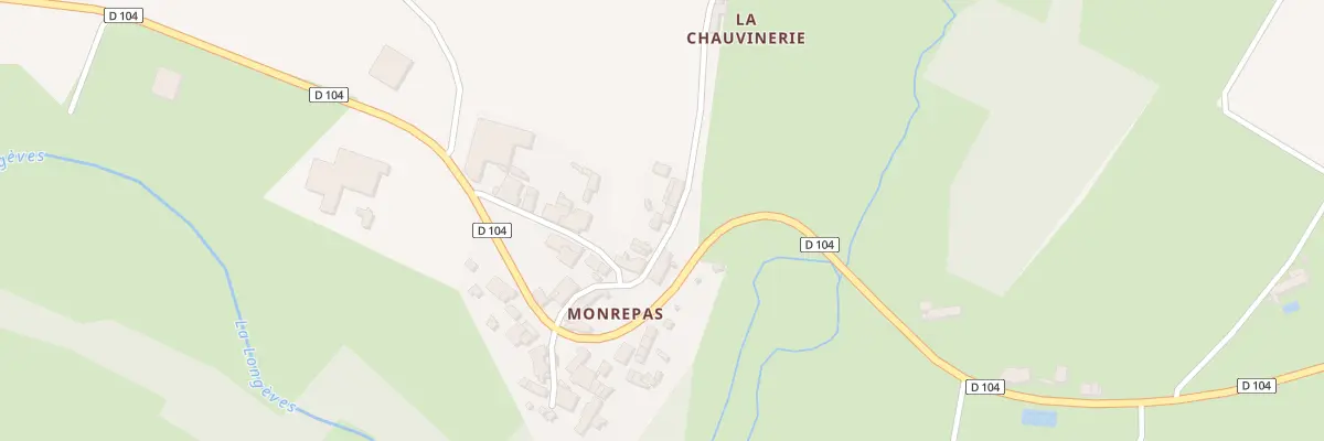 Plan du 46 Monrepas à Sérigné