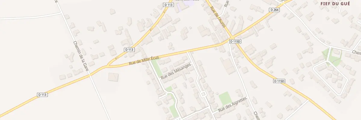Plan du 4 Rue des Mesanges au Gué-d’Alleré