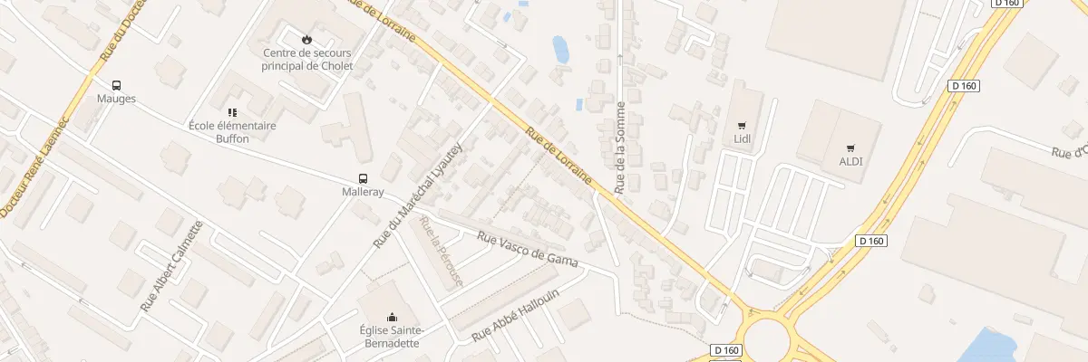 Plan du 134 Rue de Lorraine à Cholet