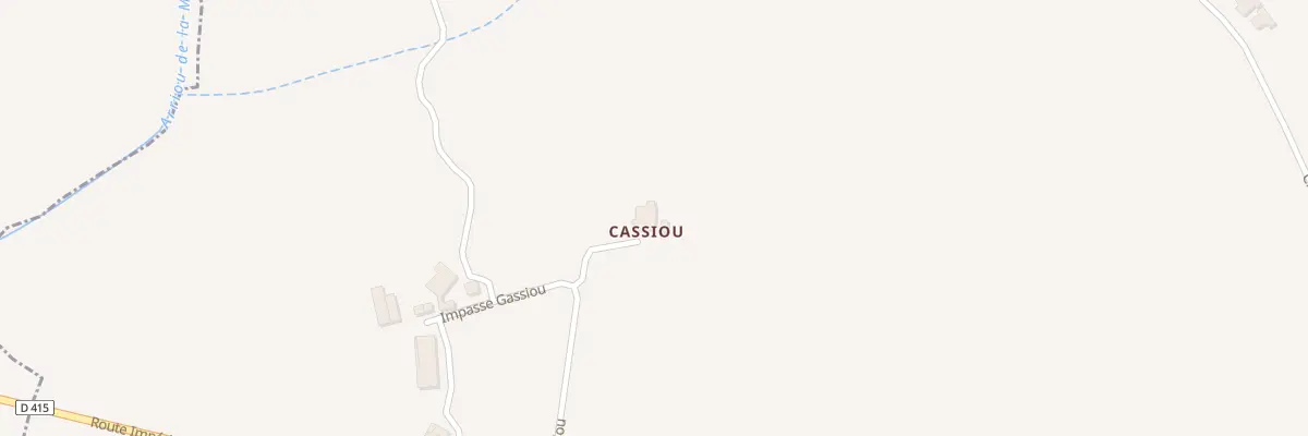 Plan du 194 Imp Gassiou à Baigts-de-Béarn