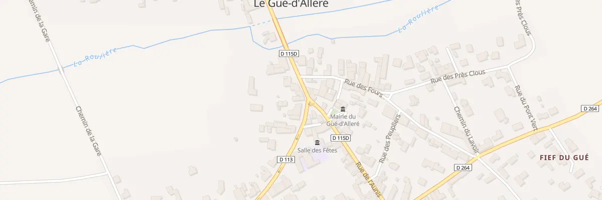 Plan du 1 Rue du Passage à Gué au Gué-d’Alleré