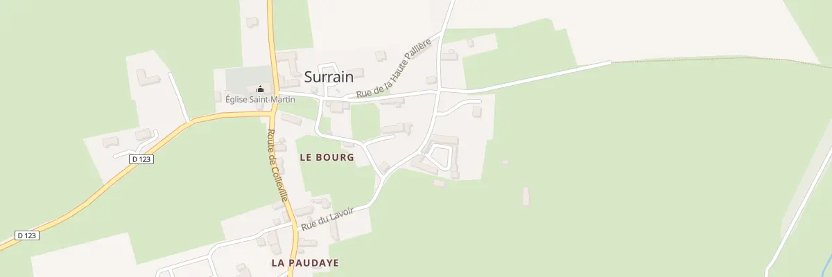 Plan du 5058 Le Bourg à Surrain