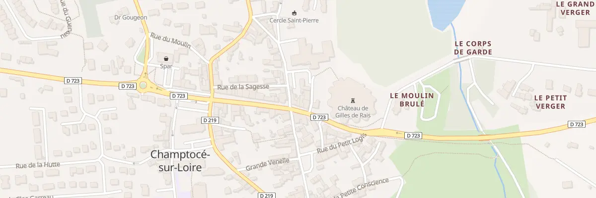 Plan du 21 Rue Gilles de Rais à Champtocé-sur-Loire