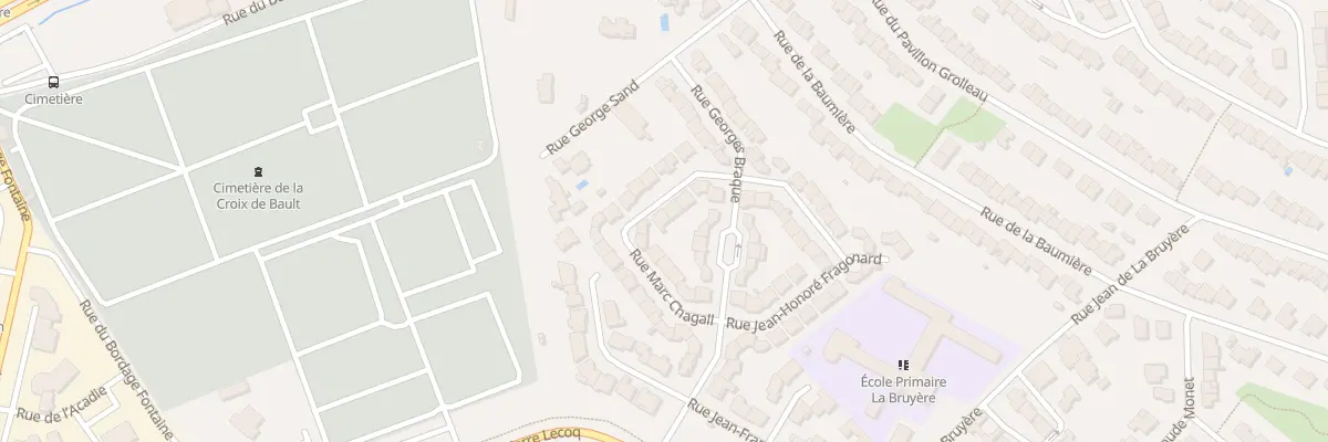 Plan du 9 Rue Marc Chagall à Cholet