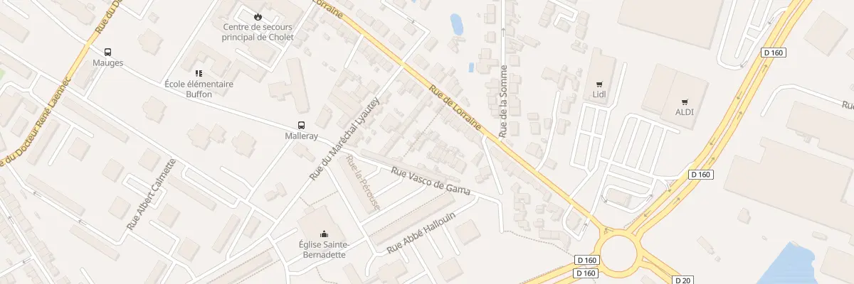 Plan du 136 Rue de Lorraine à Cholet