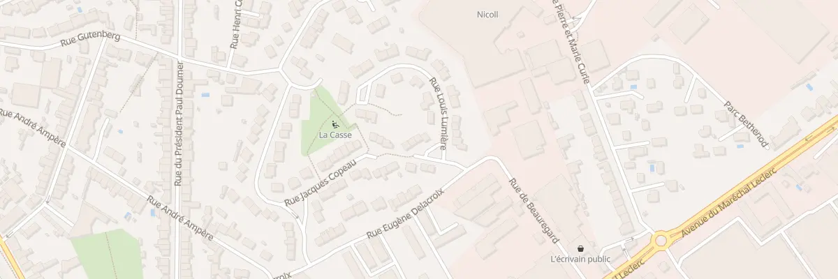 Plan du 11 Rue Louis Lumière à Cholet