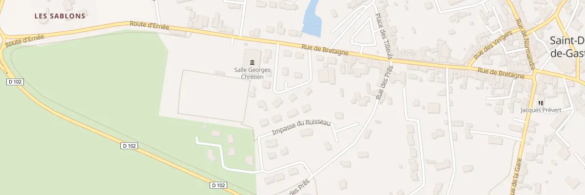 Plan du 11 Rue des Sports à Saint-Denis-de-Gastines