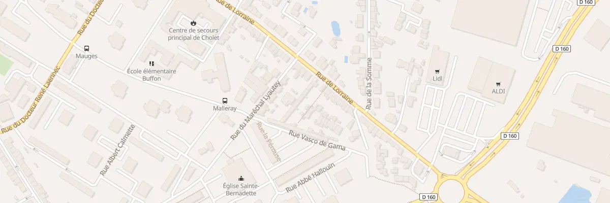 Plan du 128 Rue de Lorraine à Cholet