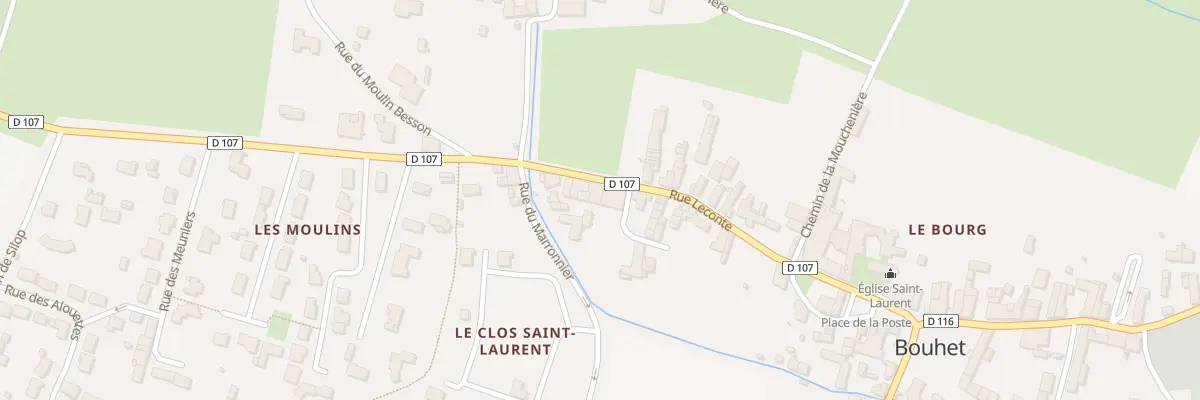 Plan du 11 Rue Leconte à Bouhet
