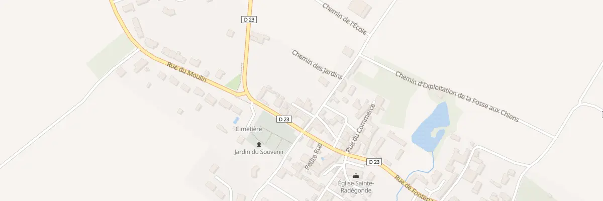 Plan du 5 Rue du coudray à Marsais-Sainte-Radégonde