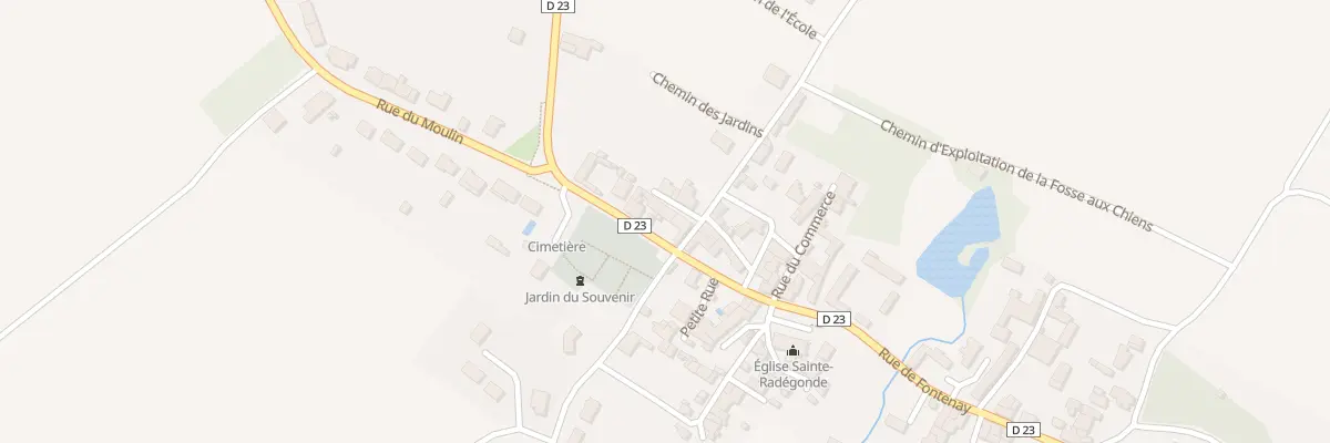 Plan du 19 Rue de fontenay à Marsais-Sainte-Radégonde