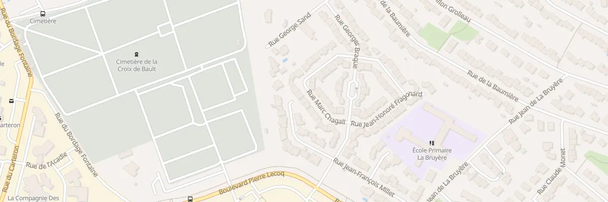 Plan du 26 Rue Marc Chagall à Cholet