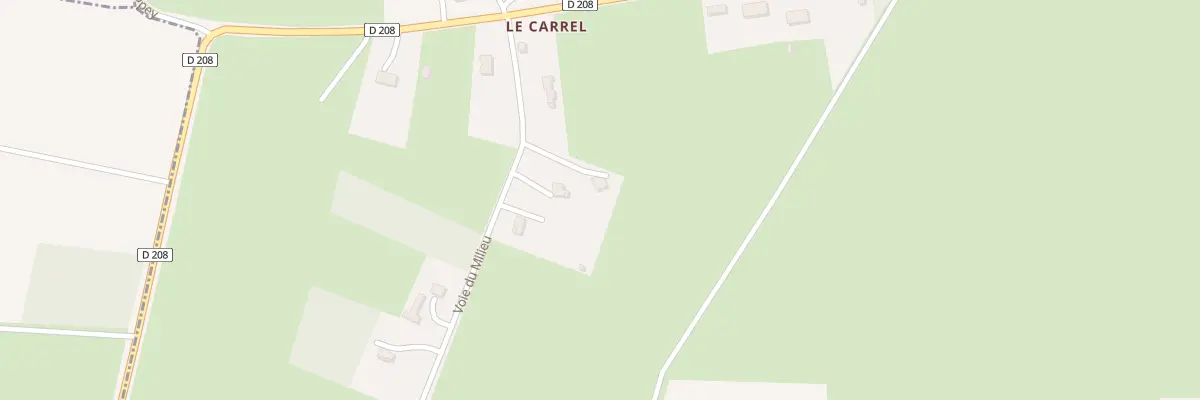 Plan du 97 Voie du Milieu à Colleville-sur-Mer