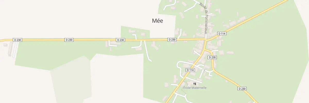 Plan du 179 Rte de Chérancé à Mée