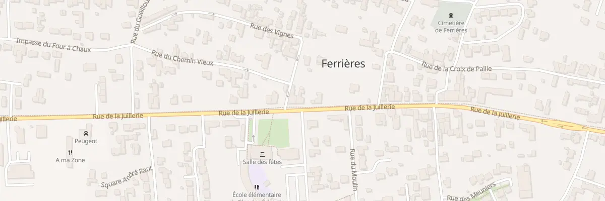 Plan du 104 Rue de la Juillerie à Ferrières