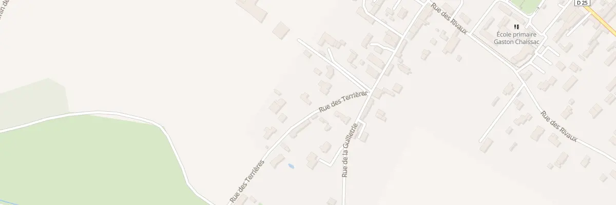 Plan du 4B Rue des terrières à Vix
