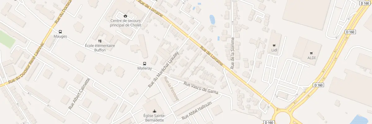 Plan du 126 Rue de Lorraine à Cholet