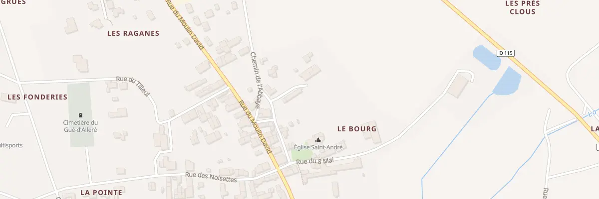 Plan du 6 Rue de la Procession au Gué-d’Alleré