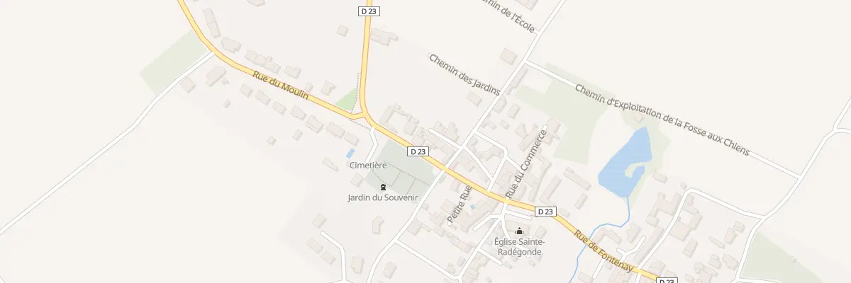 Plan du 15 Rue de fontenay à Marsais-Sainte-Radégonde